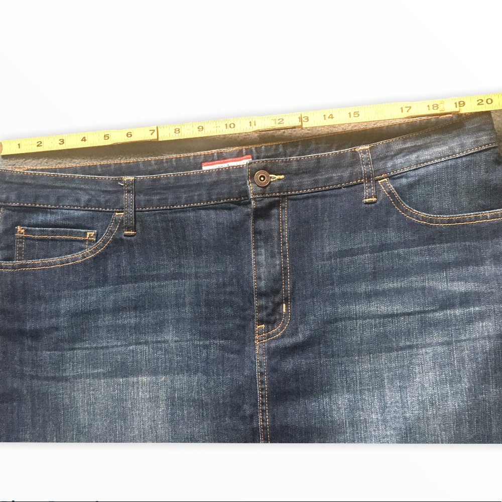 Tommy Hilfiger plus size jeans skirt - Picture 7 of 10